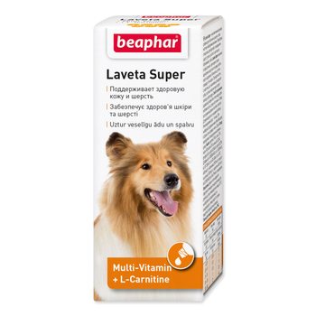 Kapky Beaphar vyživující srst Laveta Super 50ml-KS