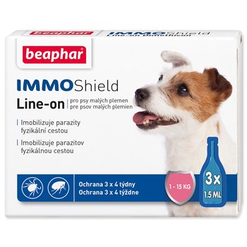 Pipeta Beaphar Line-on IMMO Shield pes S 3x1,5ml-KS