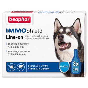 Pipeta Beaphar Line-on IMMO Shield pes M 3x3ml-KS