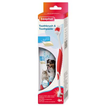 Pasta Beaphar zubní s kartáčkem kombipack-KS