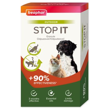 Granule Beaphar STOP IT odpuzovač venkovní pro psy a kočky 2x200g -KS