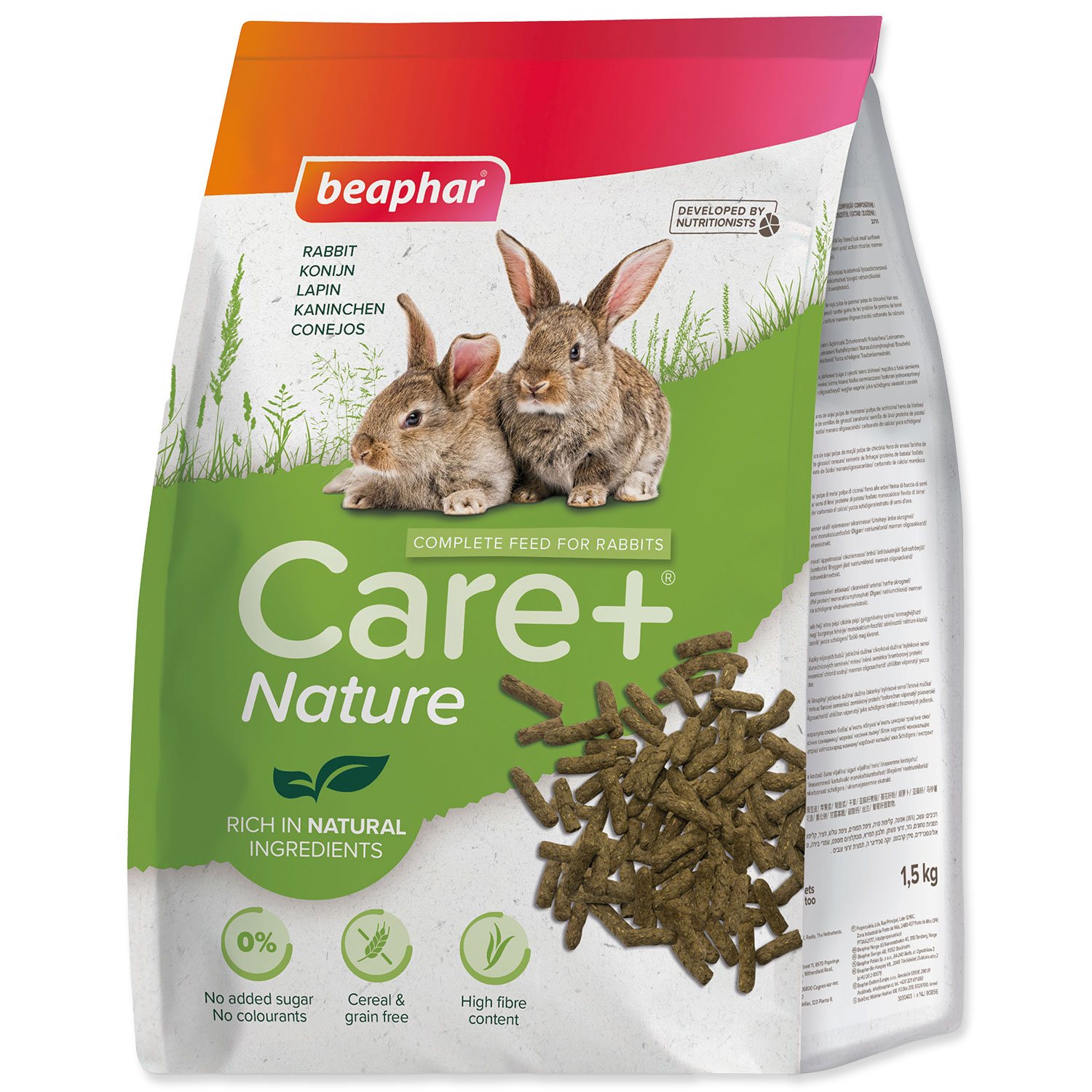 Krmivo Beaphar Сare+ Nature Rabbit 1,5kg-KS