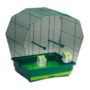 Klec Bird Jewel K6 57,5x33,5x55cm tmavě zelená-KS