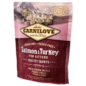 Krmivo Carnilove Kitten Healthy Growth Salmon & Turkey 0,4kg-KS