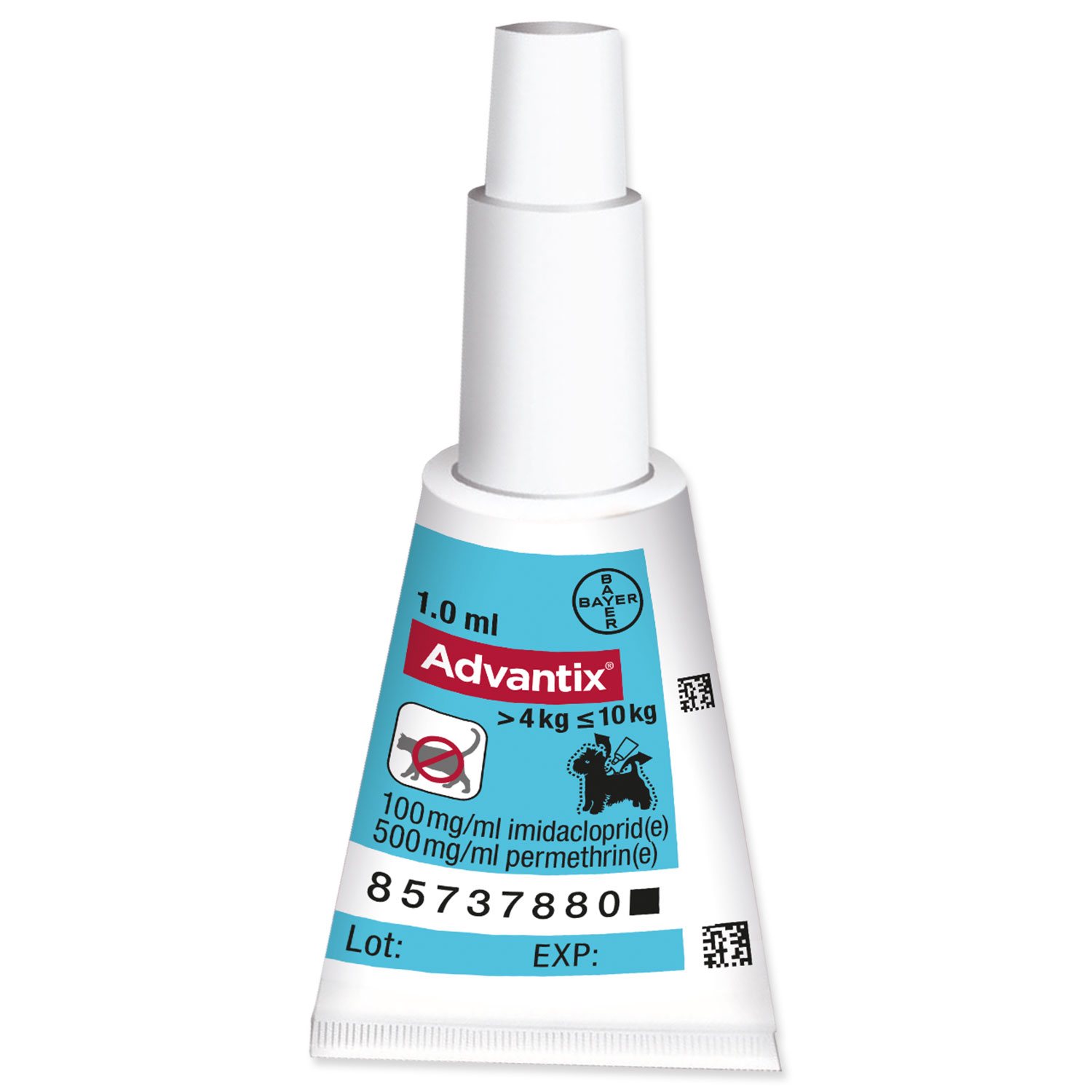 Pipeta Advantix Spot-on 1x1ml 4-10kg !-KS