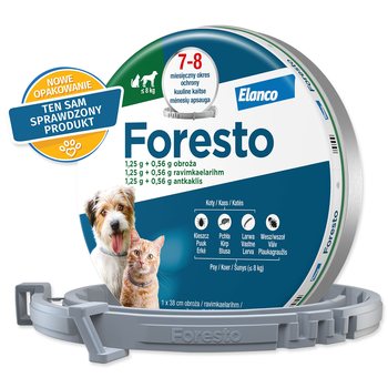 Obojek Foresto antiparazitní kočka a malý pes 38cm !-KS