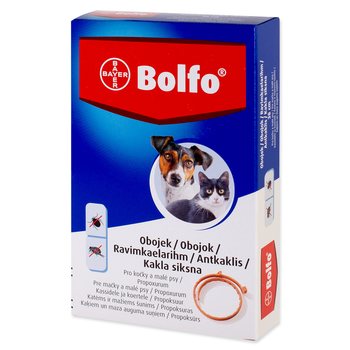 Obojek Bolfo antiparazitní kočka a malý pes 38cm !-KS