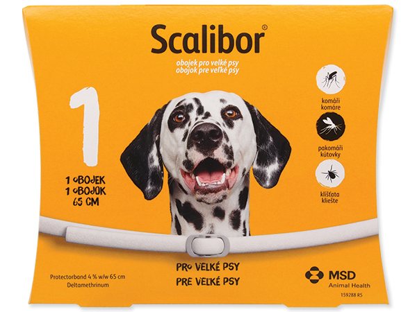 Obojek Scalibor antiparazitní 65cm !-KS