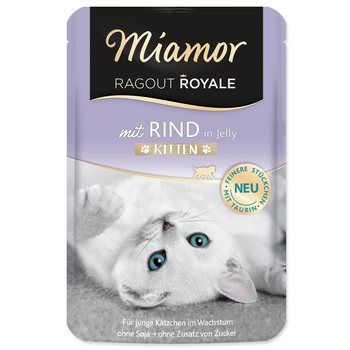 Kapsička Miamor Ragout Royale Kitten hovězí v želé 100g-KS