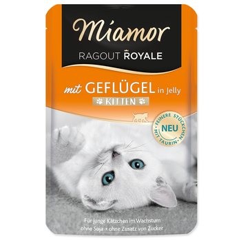 Kapsička Miamor Ragout Royale Kitten drůbež v želé 100g-KS