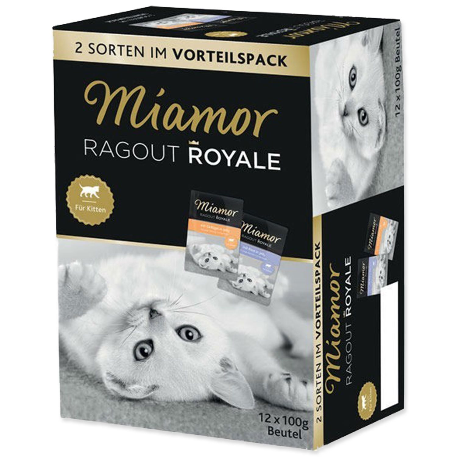 Kapsička Miamor Ragout Royale Kitten v želé Multi 2x6x100g-KS