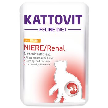 Kapsička Kattovit Niere/Renal kuře 85g-KS