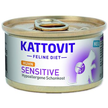 Konzerva Kattovit Sensitive kuře 85g-KS