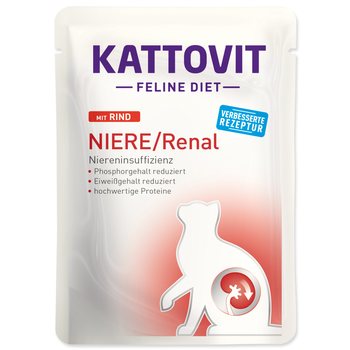 Kapsička Kattovit Renal hovězí 85g-KS