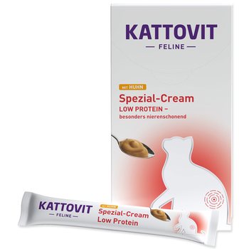 Krém Kattovit LOW PROTEIN kuře 6x15g-KS