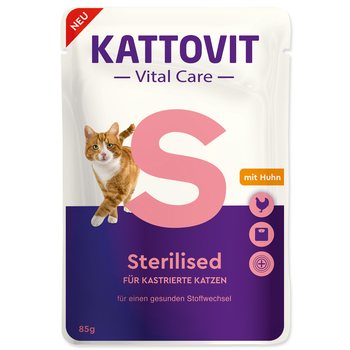 Kapsička Kattovit Vital Care Sterilized kuře 85g-KS