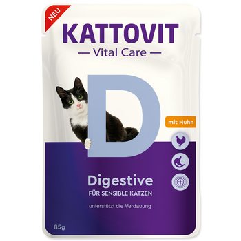 Kapsička Kattovit Vital Care Digestive kuře 85g-KS