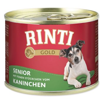 Konzerva Rinti Gold Senior králík 185g-KS