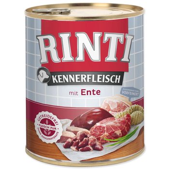 Konzerva Rinti Kennerfleisch Adult kachní srdce 800g-KARTON