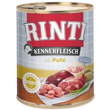 Konzerva Rinti Kennerfleisch Adult krůta 800g-KARTON