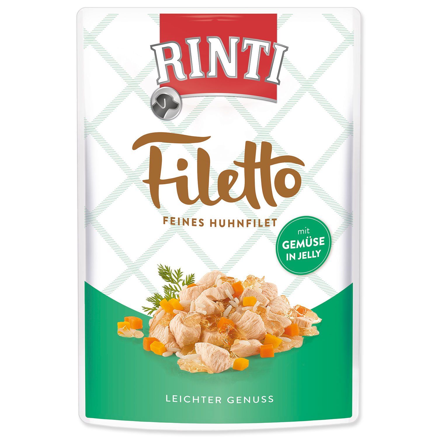Kapsička Rinti Filetto Adult kuře a zelenina v želé 100g-KS