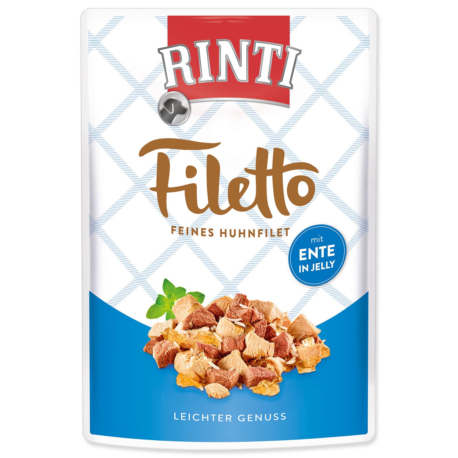 Kapsička Rinti Filetto Adult kuře a kachna v želé 100g-KS