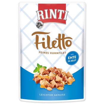 Kapsička Rinti Filetto Adult kuře a kachna v želé 100g-KS