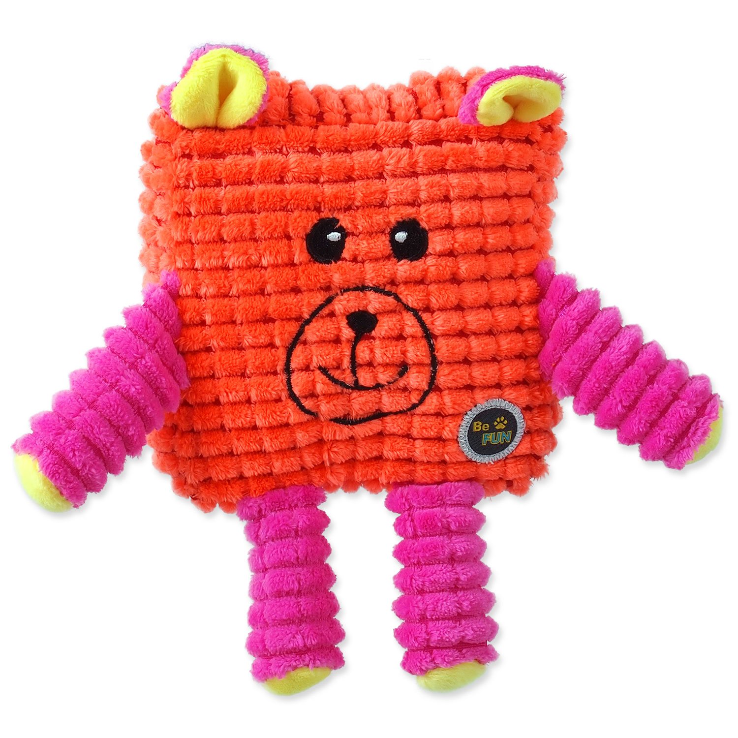 Hračka BeFun CALYPSO senior čtverec oranžový 12,5cm-KS