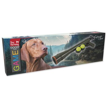 Hračka Dog Fantasy puška na stířlení tenisáků, 2ks tenisák 58,6x8,8cm-KS