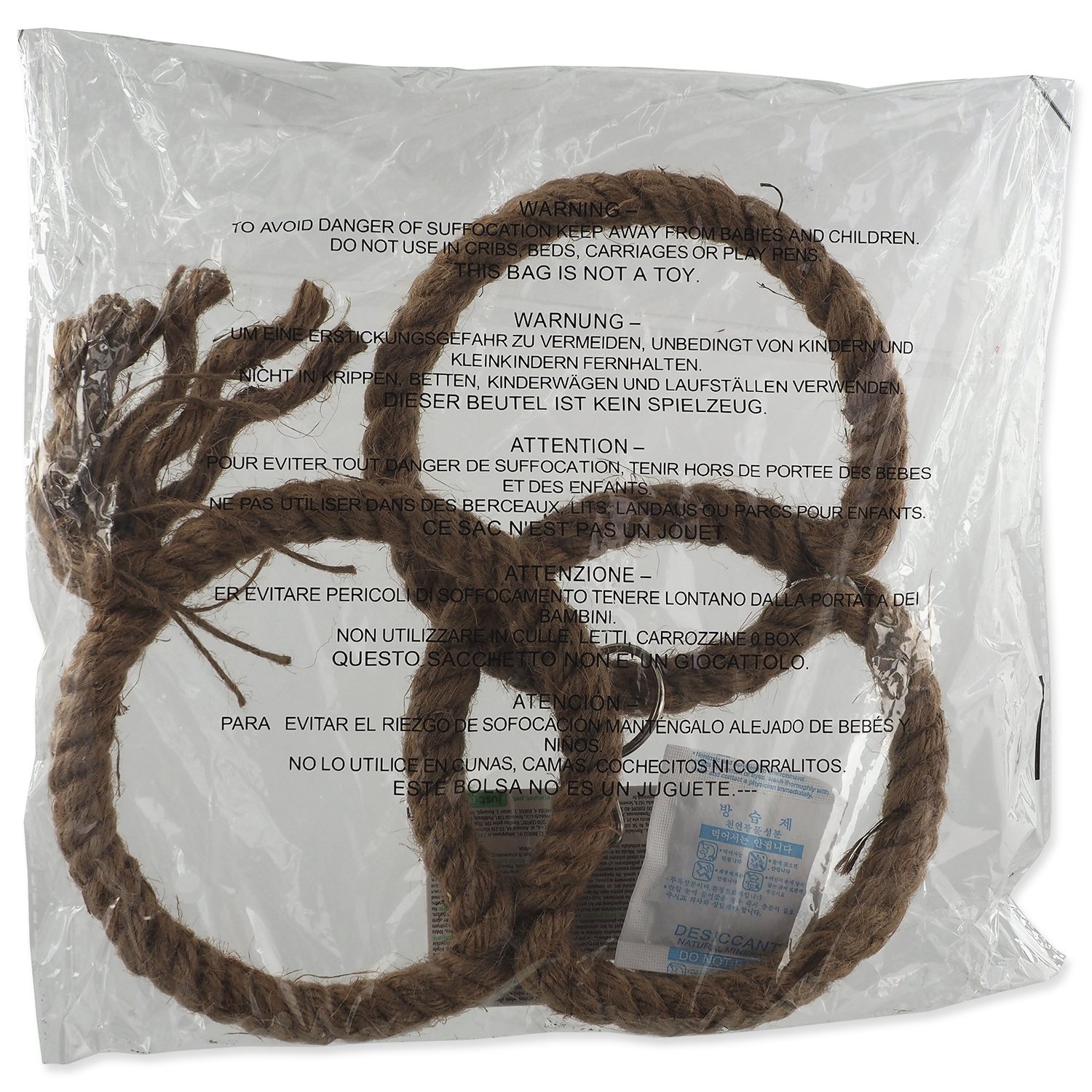 Hračka Epic Pet kruhy lanové závěsné 50cm-KS