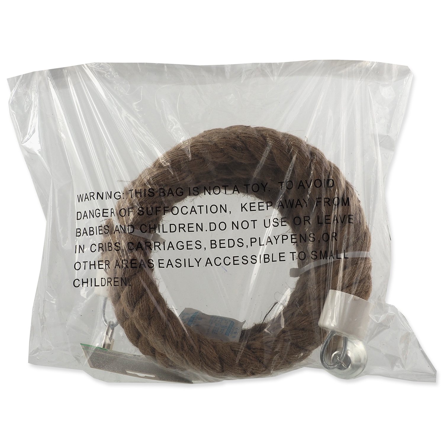 Hračka Epic Pet spirála lanová závěsná se zvonečkem 22cm-KS