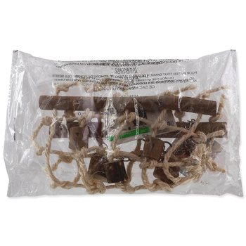 Hračka Epic Pet stěna šplhací čtverec lanová s dřívky 23cm-KS