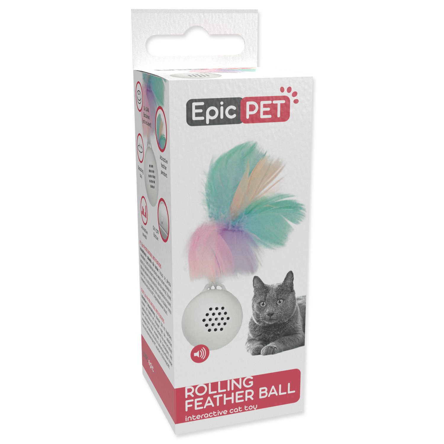 Hračka Epic Pet koule interaktivní 4cm-KS