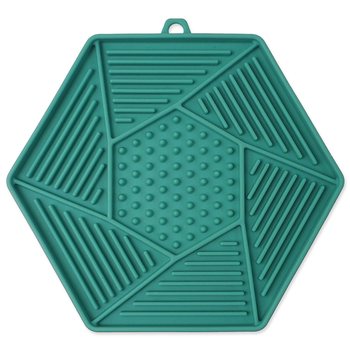Podložka lízací Epic Pet Lick&Snack hexagon světle zelený 17x15cm-KS