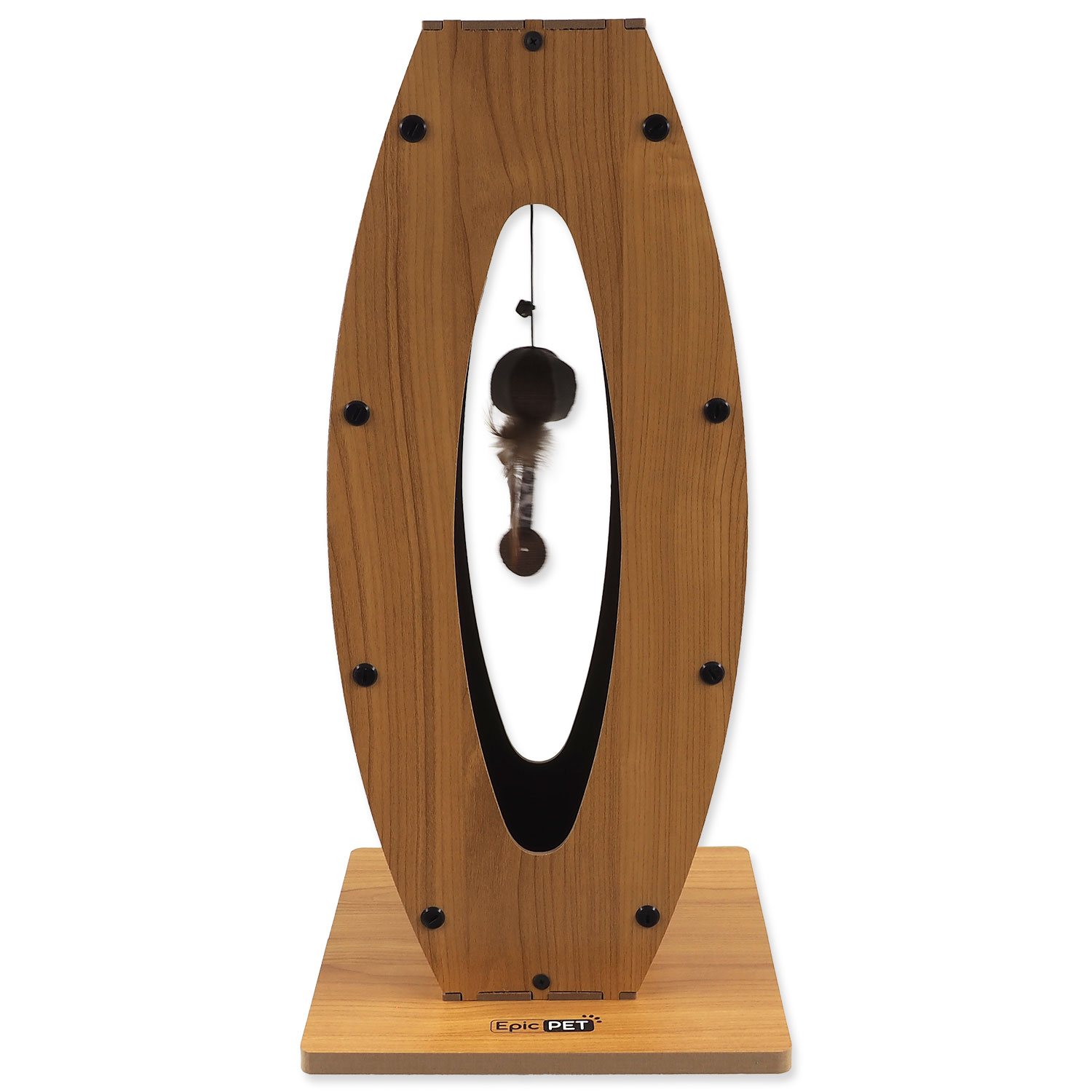 Škrabadlo EP ve tvaru oválu s hračkou 30x30x61cm-KS