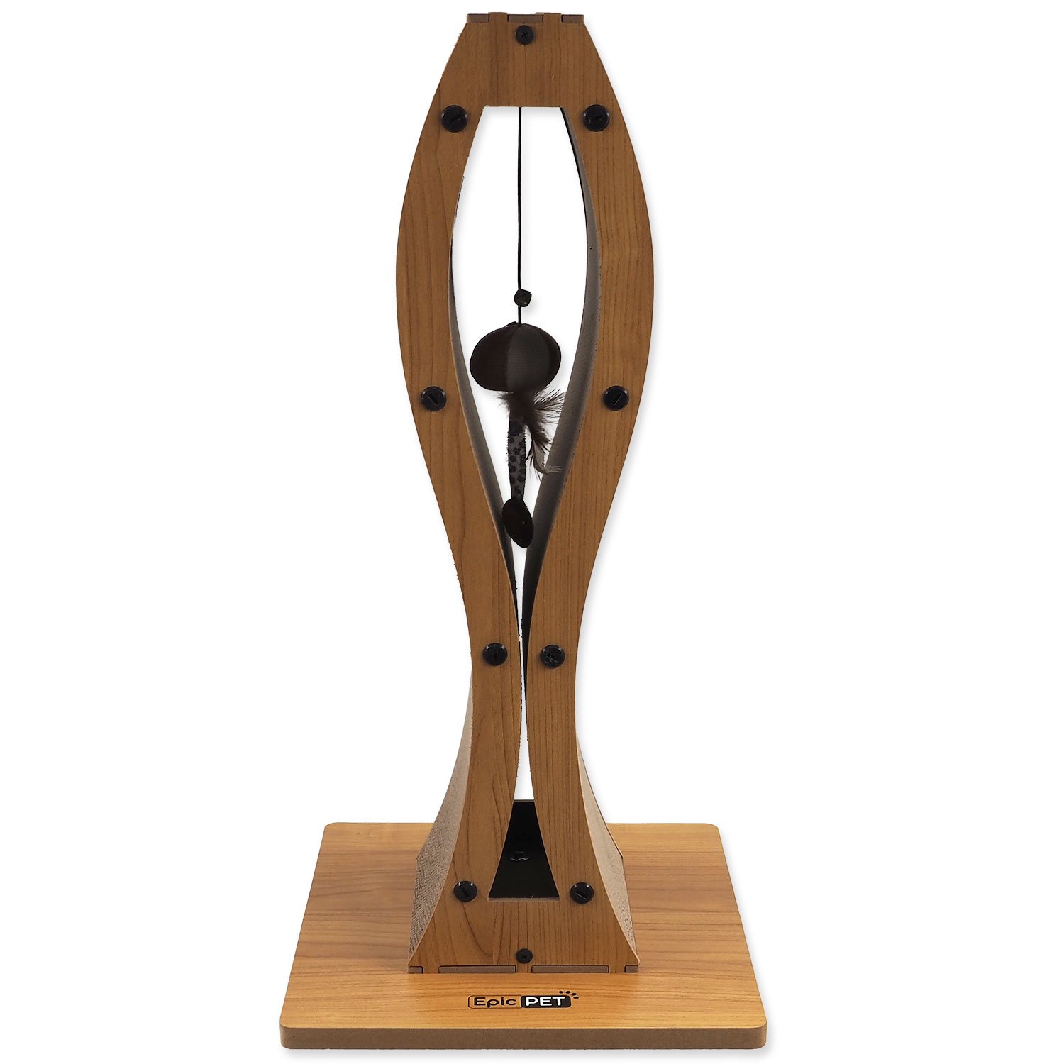 Škrabadlo EP ve tvaru ryby s hračkou 30x30x61-KS