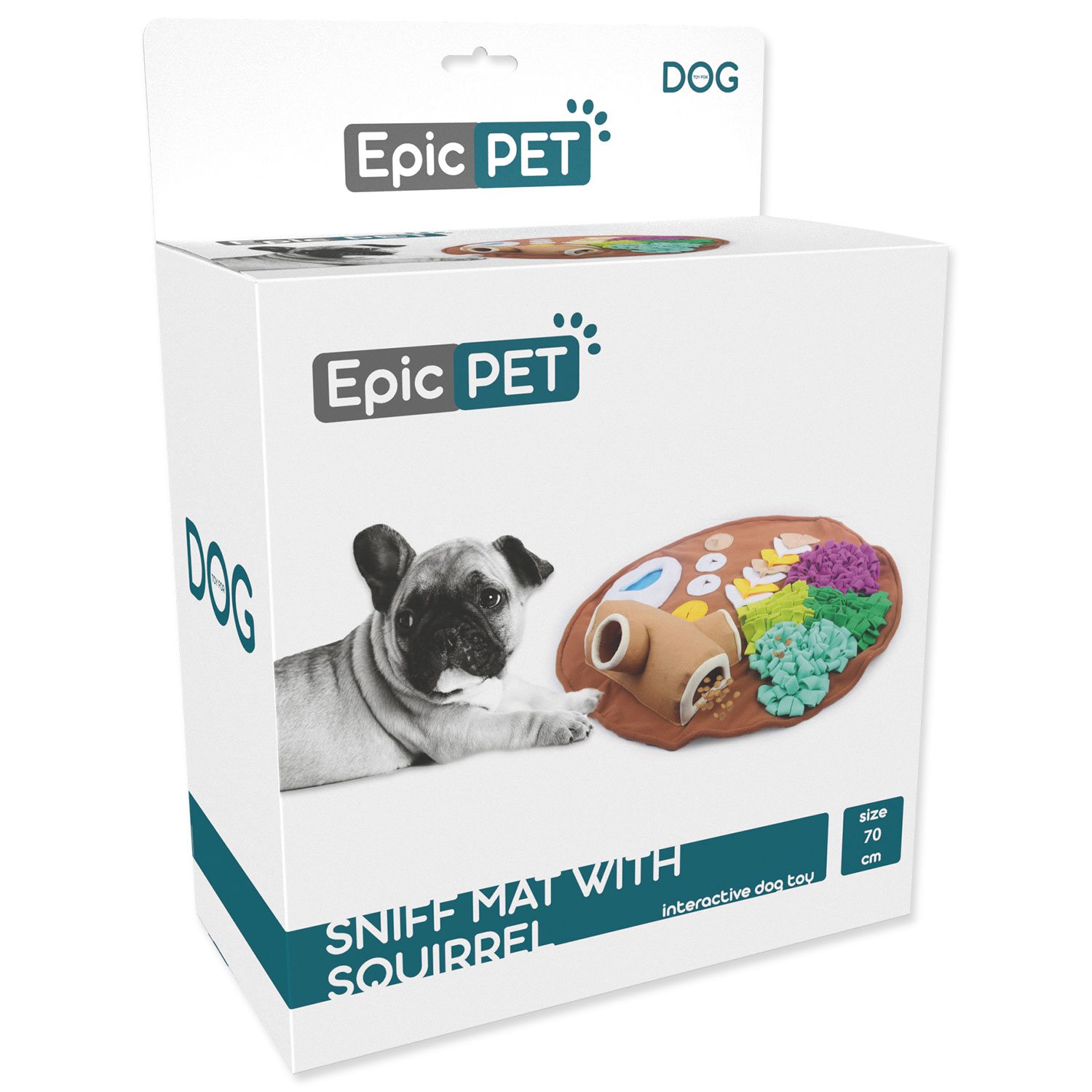 Hračka Epic Pet Sniff mat podložka čmuchací s veverkou 70cm-KS