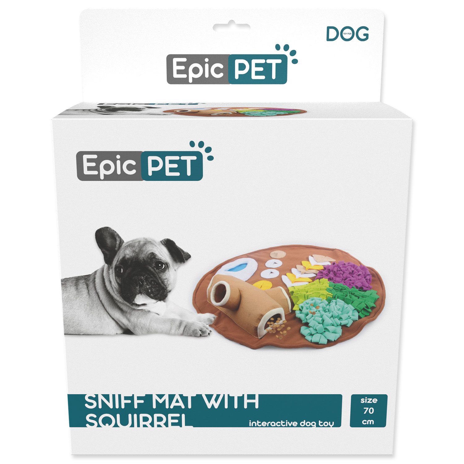 Hračka Epic Pet Sniff mat podložka čmuchací s veverkou 70cm-KS