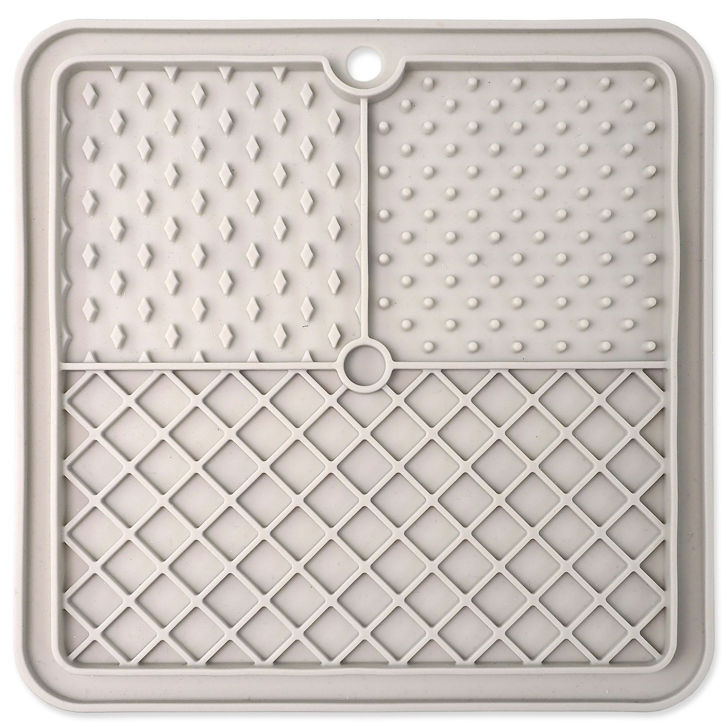 Podložka lízací Epic Pet Lick&Snack čtverec světle šedý 20x20cm-KS