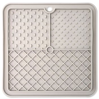 Podložka lízací Epic Pet Lick&Snack čtverec světle šedý 20x20cm-KS
