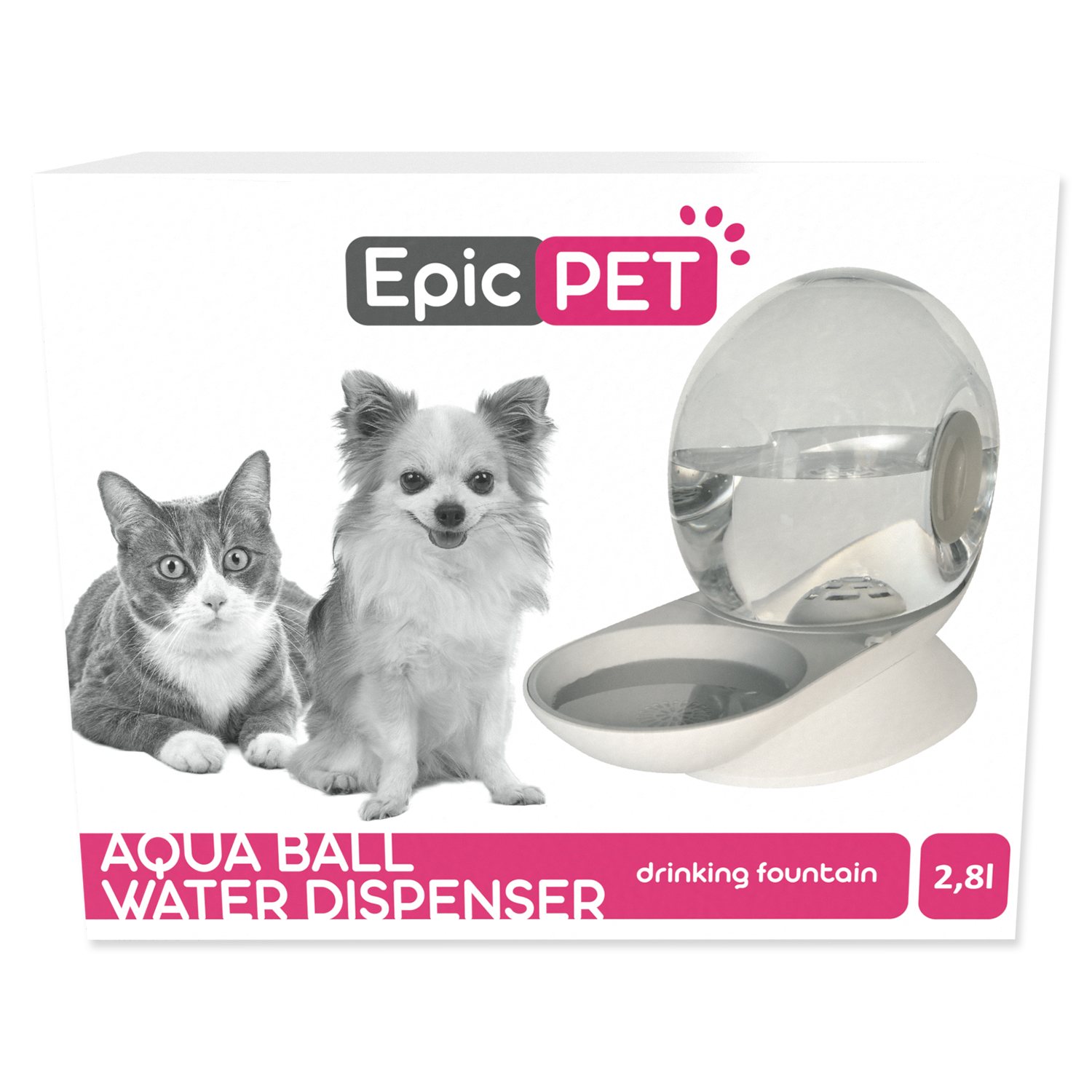 Zásobník Epic Pet AQUA BALL na vodu 2,8l-KS