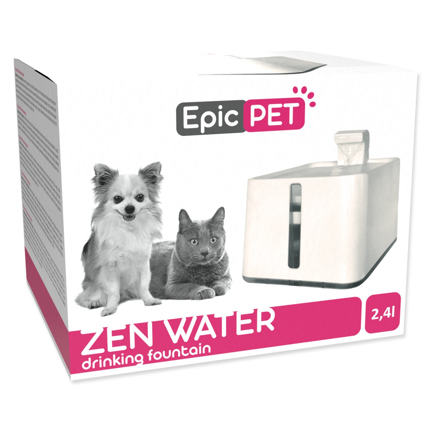 Fontána Epic Pet ZEN automatická bílá 2,4l-KS