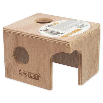 Domeček Epic Pet dřevěný M 16cm-KS