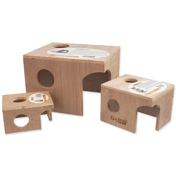 Domeček Epic Pet dřevěný L 25cm-KS