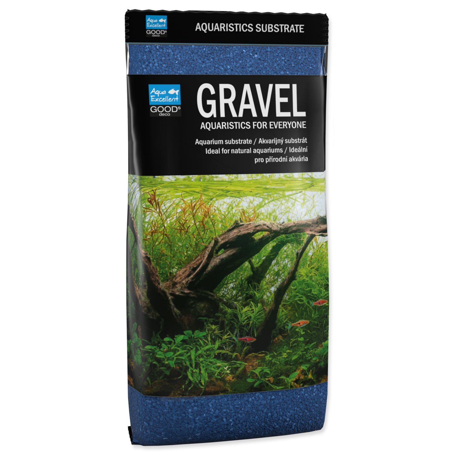 Písek Aqua Excellent ledově modrá 1,6-2,2mm 1kg