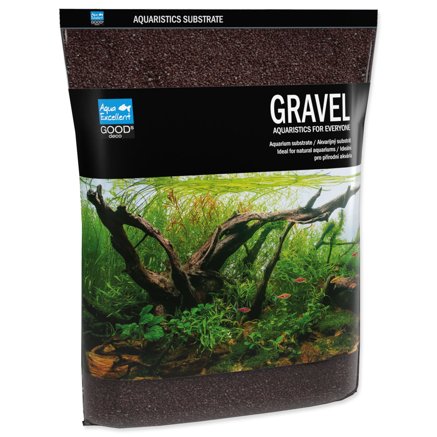 Písek Aqua Excellent hnědá 1,6-2,2mm 3kg-KS