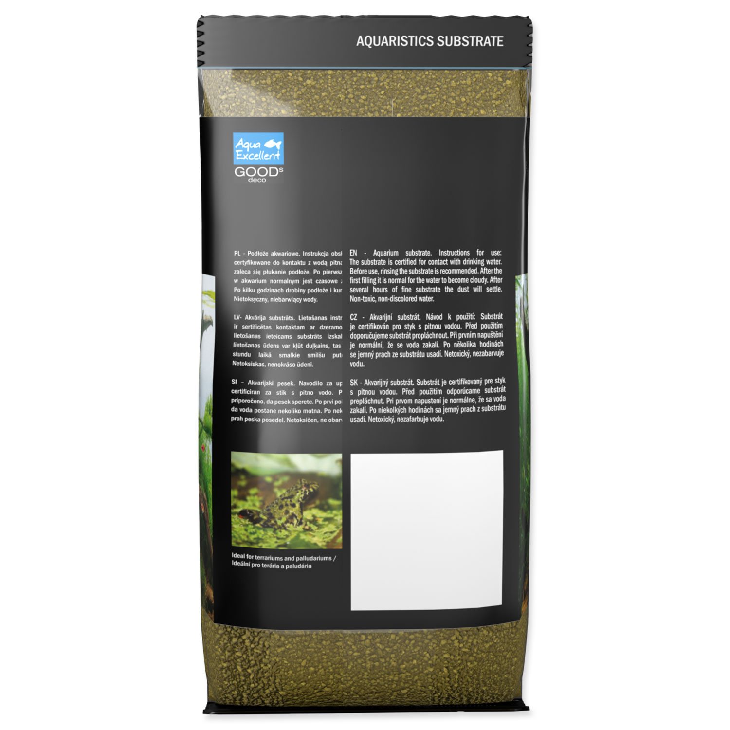 Písek Aqua Excellent neapolská žlutá 1,6-2,2mm 1kg-KS