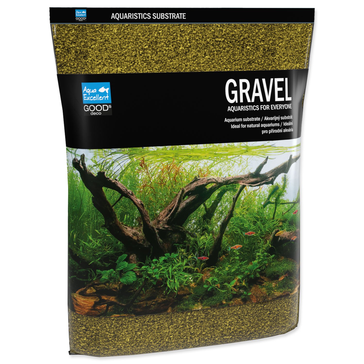 Písek Aqua Excellent neapolská žlutá 1,6-2,2mm 3kg