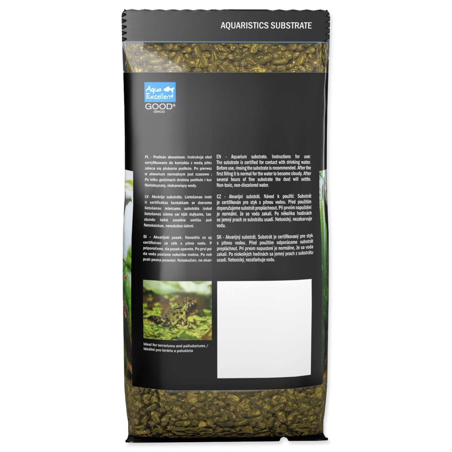 Písek Aqua Excellent neapolská žlutá 3-6mm 1kg-KS