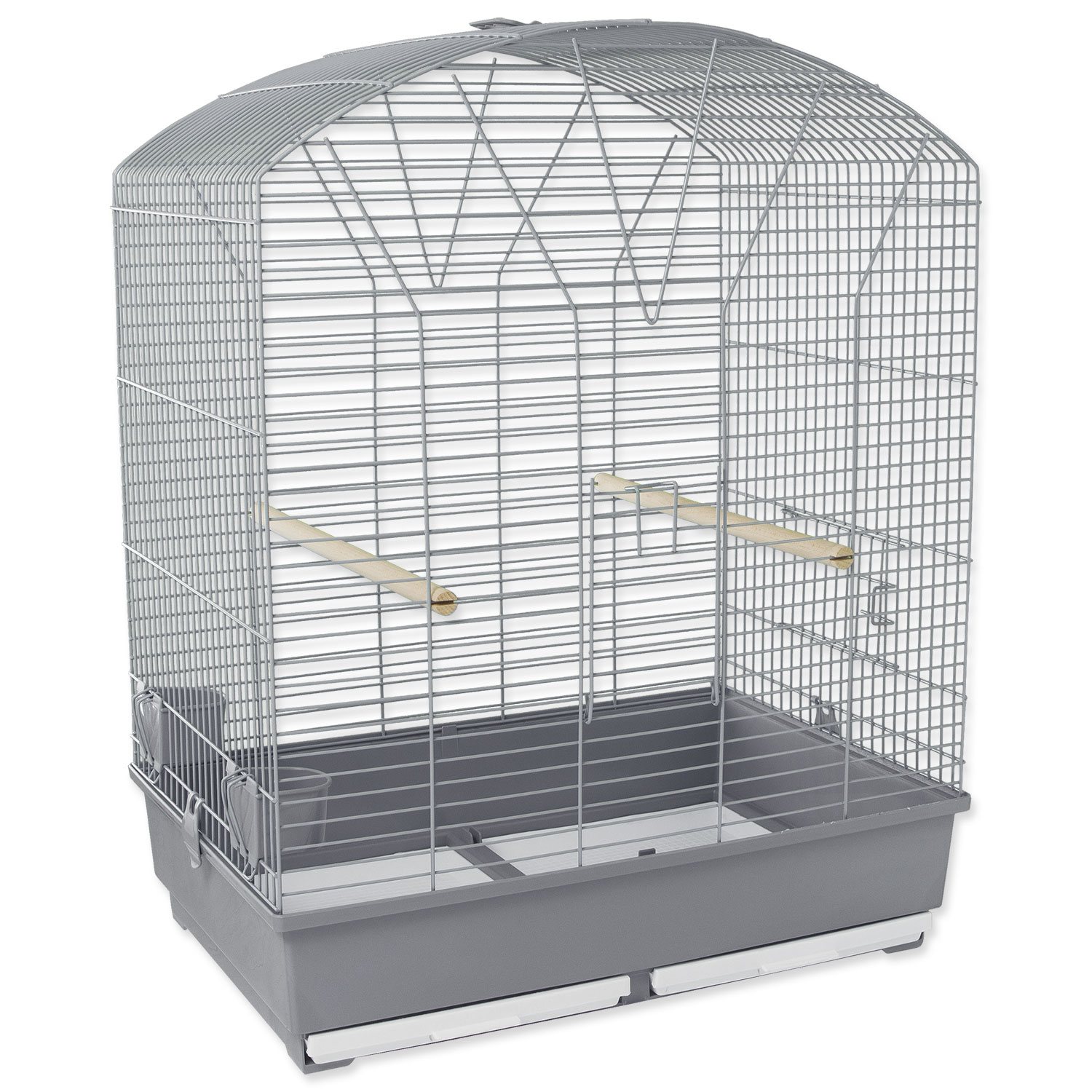 Klec Bird Jewel Vanesa šedá 67x46x82cm-KS